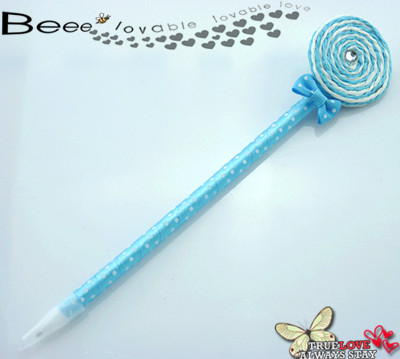 韩版创意棒棒糖圆珠笔	
