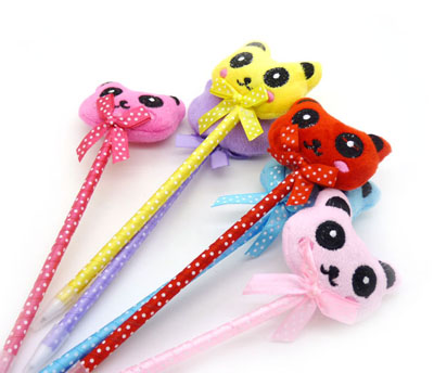 韩版卡通圆珠笔 可爱公主猫头创意笔 -卡通笔	