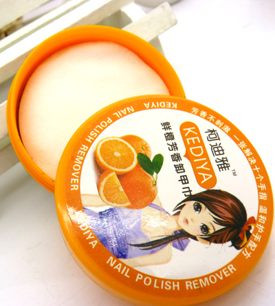 速洁环保卸甲巾 不伤指甲---水果卸甲巾