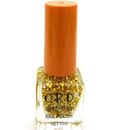 美甲亮片指甲油 环保璀璨闪粉美甲油 