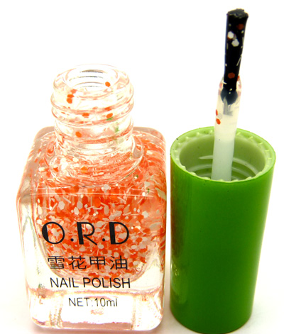 美甲亮片指甲油 环保璀璨闪粉美甲油