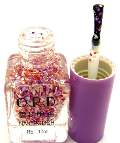 美甲亮片指甲油 环保璀璨闪粉美甲油 