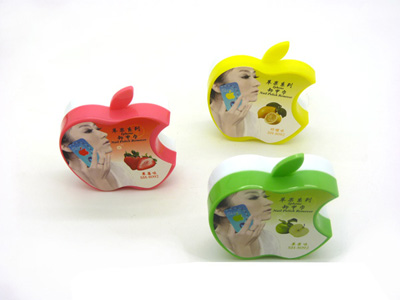 水果味洗甲巾 营养指甲卸妆巾 指甲卸妆棉片-苹果洗甲巾