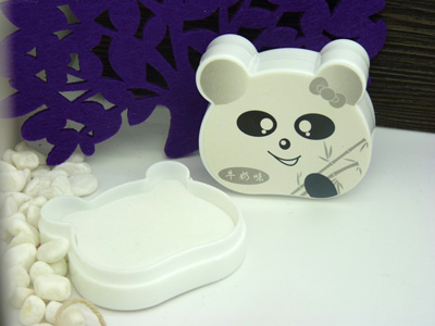  不伤手美甲必备品美妆洗甲水-熊猫洗甲巾	