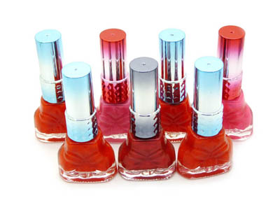  亮片指甲油 时尚女士星星指甲油 -裸色炫彩甲油