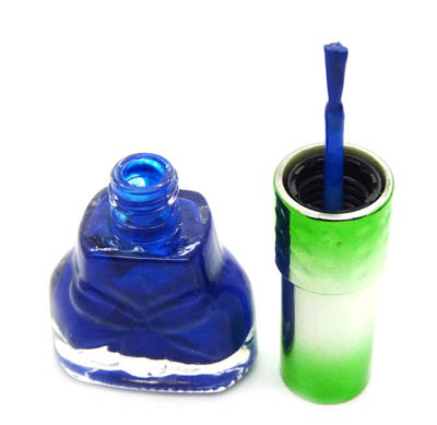  亮片指甲油 时尚女士星星指甲油 -裸色炫彩甲油