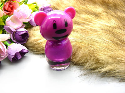 可爱小熊水性指甲油胶套装24瓶彩色无毒无伤害