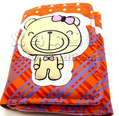 短款时尚钱包 韩版新款女士钱包 可爱三折小钱包 皮夹卡包