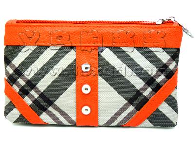 新款女士长款钱包包 时尚条纹钱夹卡包 零钱钥匙手拿包 挎包