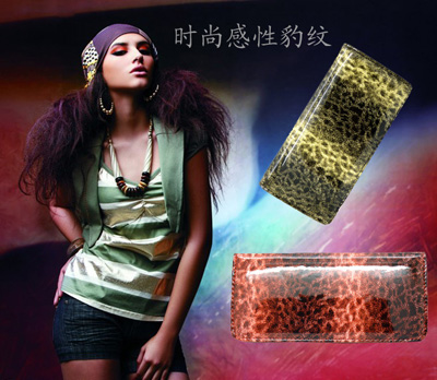 新款手拿豹纹女士长款钱包 韩版时尚女钱夹 卡包女钱包