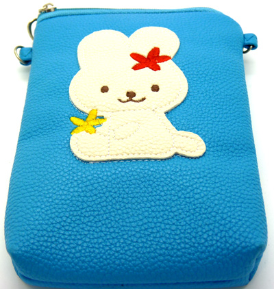 新款迷你韩国可爱化妆包 个性卡通兔斜挎包零钱包 单肩手拿包兔