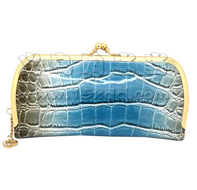 新款韩版 淑女型弯腰钱夹 女士钱包 时尚印花亮皮炫丽纹理 手拿包