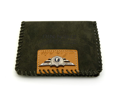 新款钱包男士短款钱包皮夹 韩版学生钱包多卡位零钱包