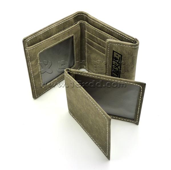 新款男士钱包 横款个性韩版男式皮夹复古磨砂钱夹 学生钱包礼物