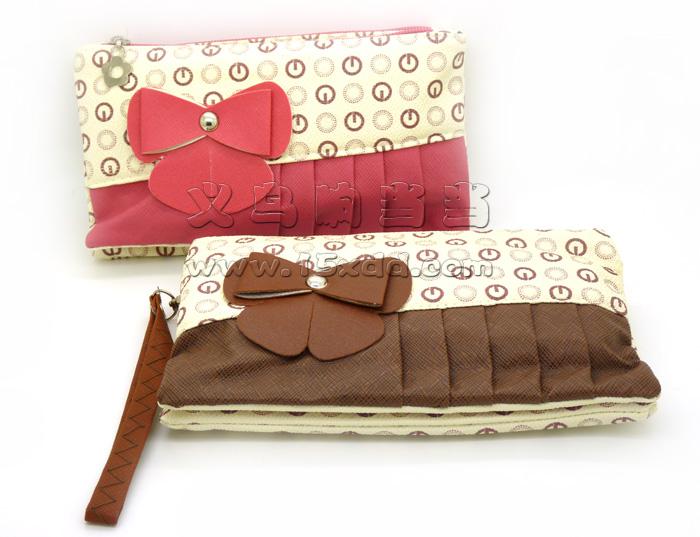 新款大容量双拉链女士钱包女长款单肩钱包 手拿包手包斜挎包 -时尚女包	