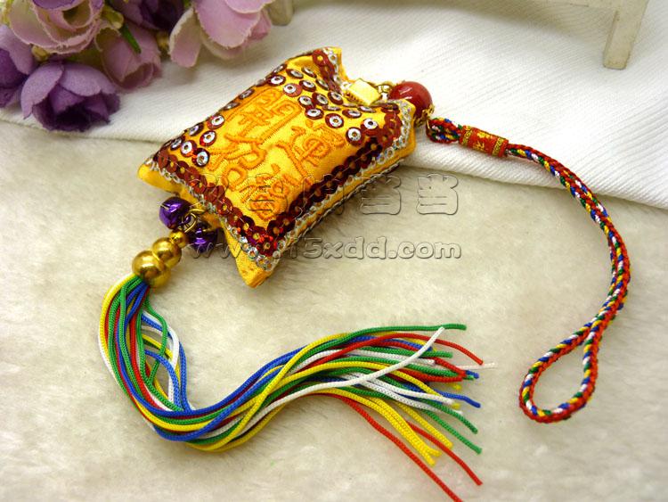 新款端午节亮片刺绣香包/香囊/汽车挂件/车挂亮片福