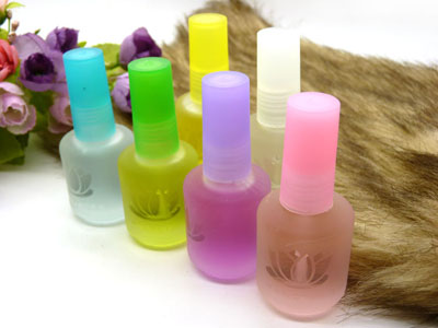 磨沙瓶天然植物清香护甲油颜色基本透明 24种可选	