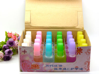 磨沙瓶天然植物清香护甲油 颜色基本透明 24种可选