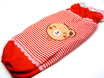 新款小燕子卡通袖套 学生条纹印花防污套袖 50-51