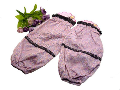 韩版中长款女袖套 双层防水蕾丝碎花护短款套袖 防污居家日用护袖 -4号	