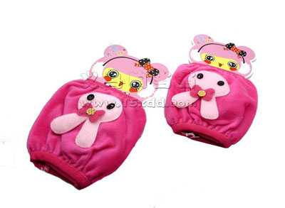 韩版卡通兔子毛绒袖套 长款女士可爱套袖 儿童防污护袖头 -5号