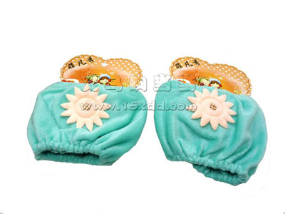 韩版卡通兔子毛绒袖套 长款女士可爱套袖 儿童防污护袖头 -5号	