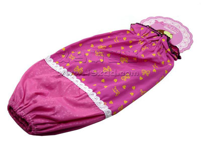 时尚韩版袖套长款 秋冬季套袖 厨房办公防污双层绒布袖套女 -3号