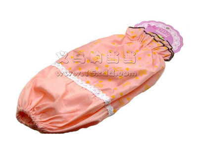 时尚韩版袖套长款 秋冬季套袖 厨房办公防污双层绒布袖套女 -3号