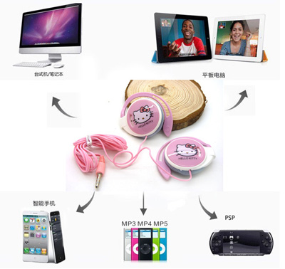 挂耳式耳机 耳挂式耳机 笔记本耳机 电脑耳机 手机耳机