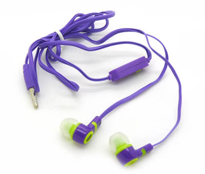 手机面条erji超重低音电脑耳机入耳式耳麦耳塞带麦 -手机耳机MYR-015