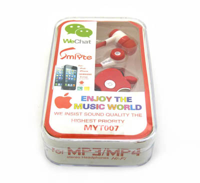 正品通用耳机 红米note线控耳机入耳式耳机 苹果手机电脑耳机 -MYT007