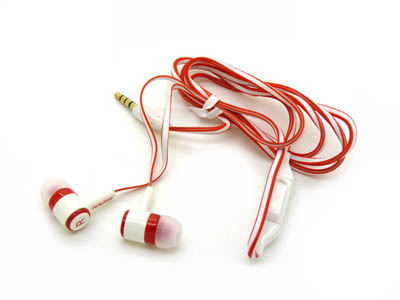 手机线控耳麦重低音 入耳式耳机通用 魔音面条线耳机 -可通话耳机SLS-N75	