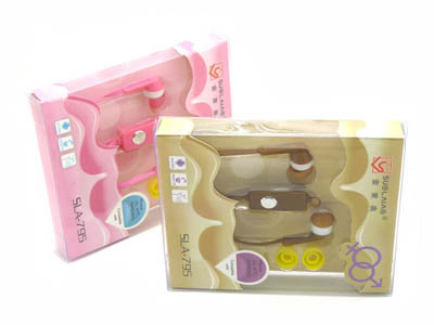 手机耳机 带麦低音入耳式手机耳机 耳塞 线控带话筒耳机 -电脑通用耳机SLA-795	