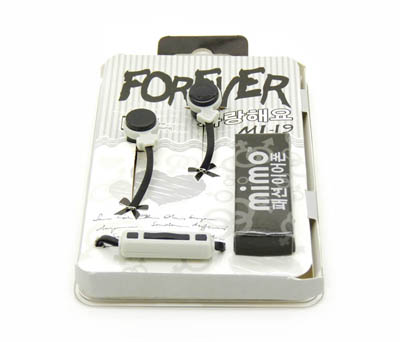 通用手机耳机入耳式运动笔记本电脑耳麦 带麦克风重低音 -面条线耳塞MI-19	