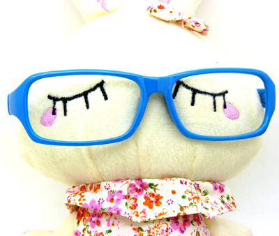 双色大框眼镜框 无镜片眼睛框架/0606眼睛架	