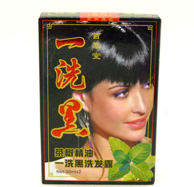 洗发剂 茶树精油 ---一洗黑洗发露	