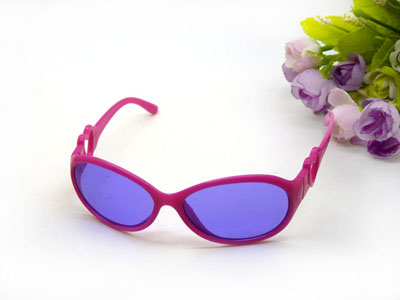 儿童太阳镜批发 2-8岁男童女童爱心太阳眼镜-12009小孩