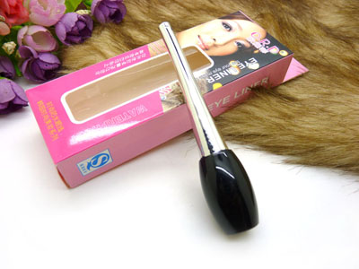 三只眼超细防水防晕染持久眼线液 黑色软头1号	