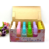 磨沙瓶天然植物清香护甲油 颜色基本透明 24种可选