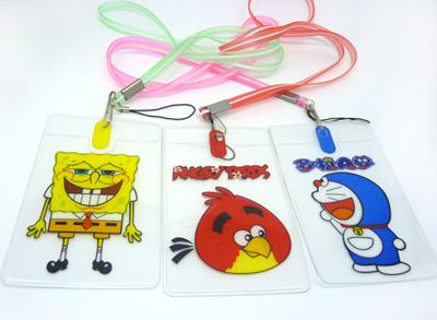 挂脖长绳 公交卡校园卡套胸卡 工作卡 8号	