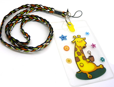 挂脖长绳 公交卡校园卡 套胸卡工作卡 卡通学生卡 3号