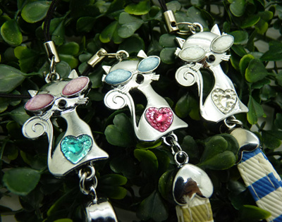 合金亚克力皮绳挂件 钥匙挂件