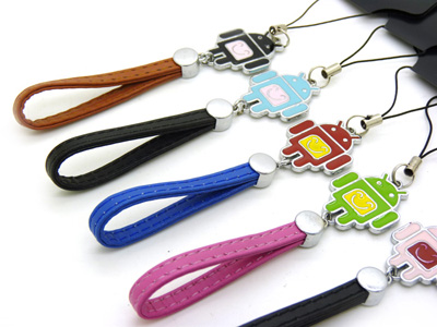 手机链 通用皮手机链 -手机挂件钥匙扣	