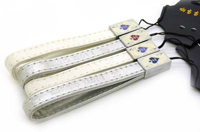 合金皮革手机挂件 时尚挂件 -合金手机链	