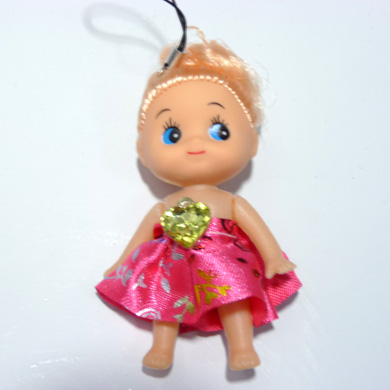 手机链迷糊娃娃芭比娃娃挂件	