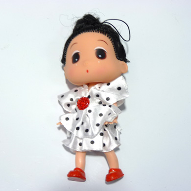 女孩玩具包包挂件钥匙链芭比娃娃挂件	