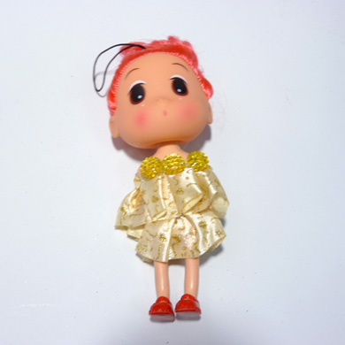 女孩玩具包包挂件钥匙链芭比娃娃挂件