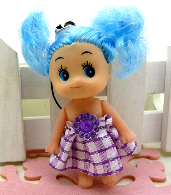 新款女孩可爱挂件---手机挂件洋娃娃	