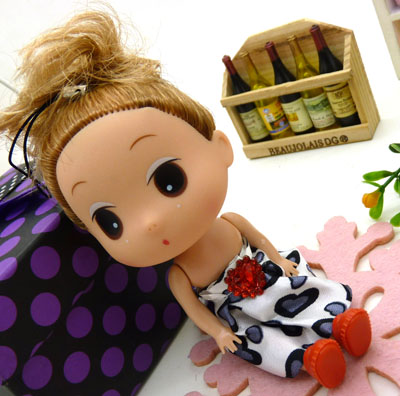 婚庆小礼品 儿童生日礼物---迷糊娃挂件	