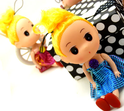  婚庆小礼品 儿童生日礼物---迷糊娃挂件	